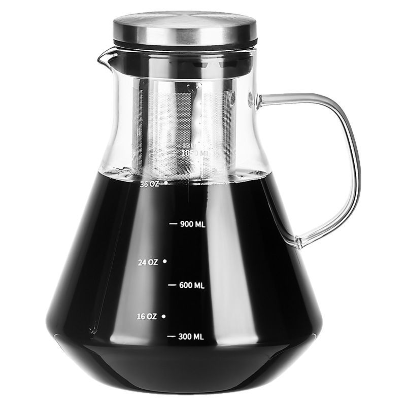 Teko kopi kaca bertingkat