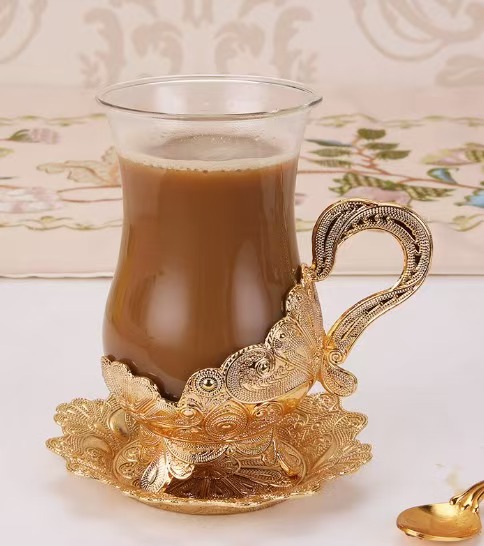 Kreatif Kecil Eropa Kecil High-End High-End Saucer Teacup Home Set