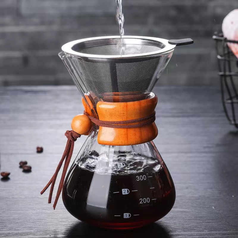 Pot Kopi Kaca Tangan Tangan 1